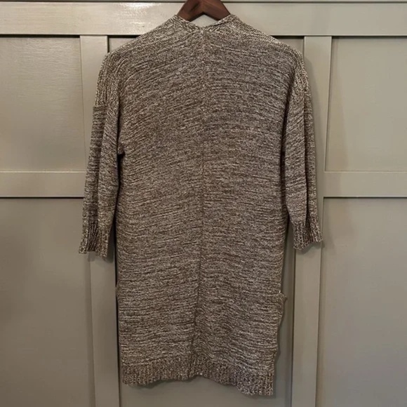 Anthropologie Sparrow Far From Whistler Open Front Cardigan Sweater Size Medium - Picture 7 of 9